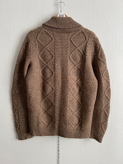 APC Beige Wool Mens Sweater