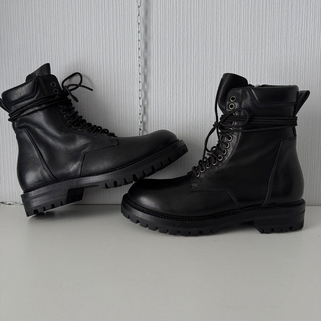 Rick Owens Black Army Boots