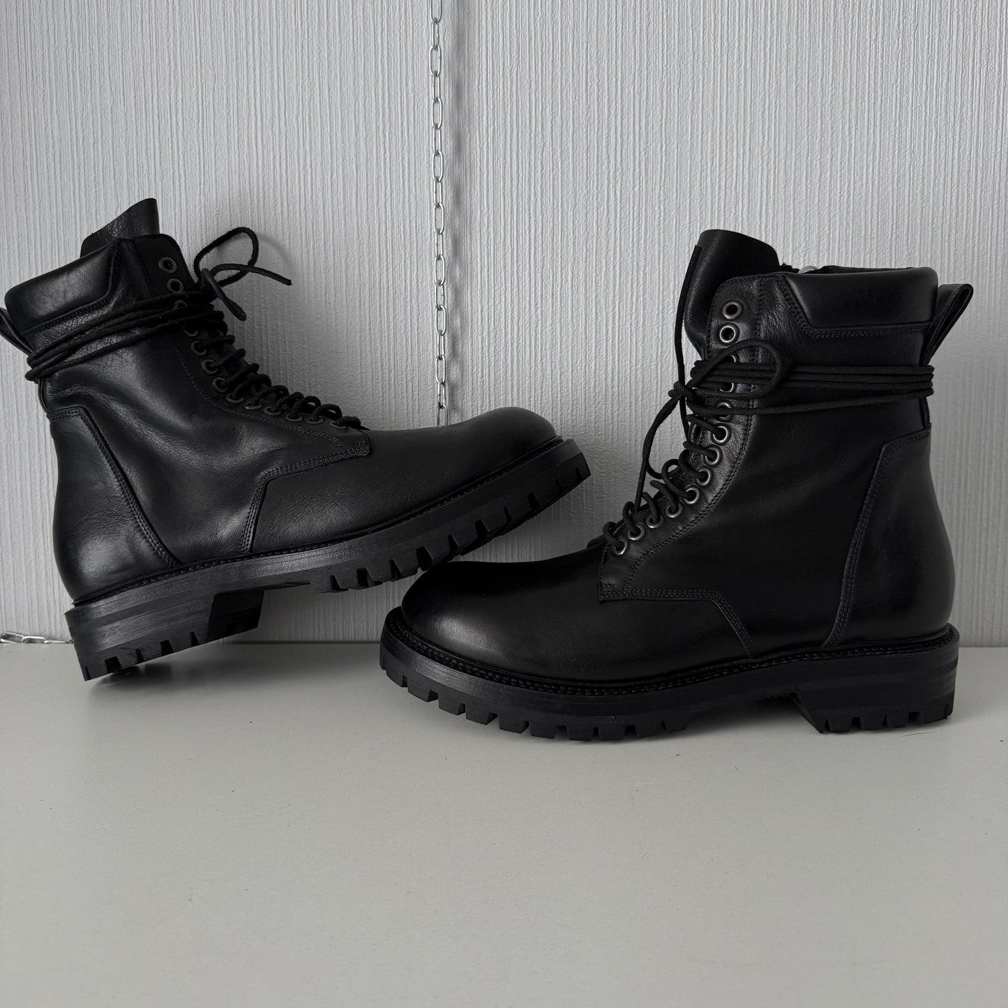 Rick Owens Black Low Army Boots