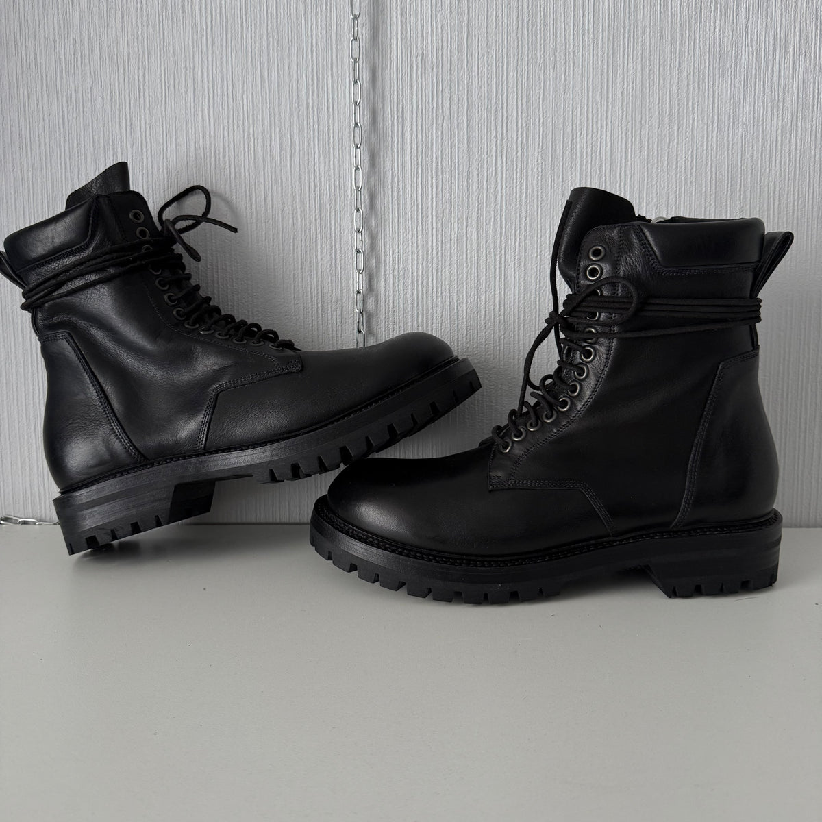 Rick Owens Black Army Boots