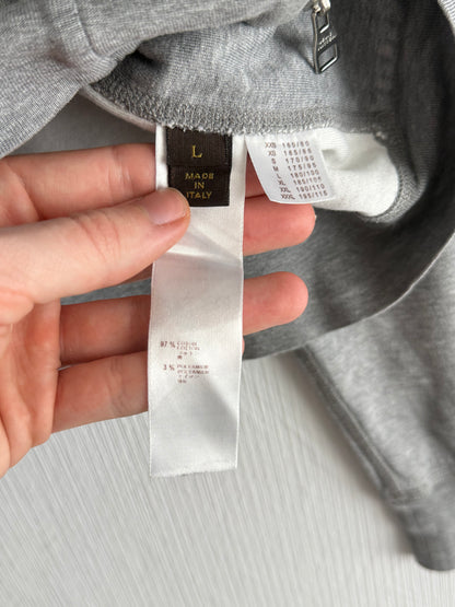 Louis Vuitton LV Logo Grey Hoodie