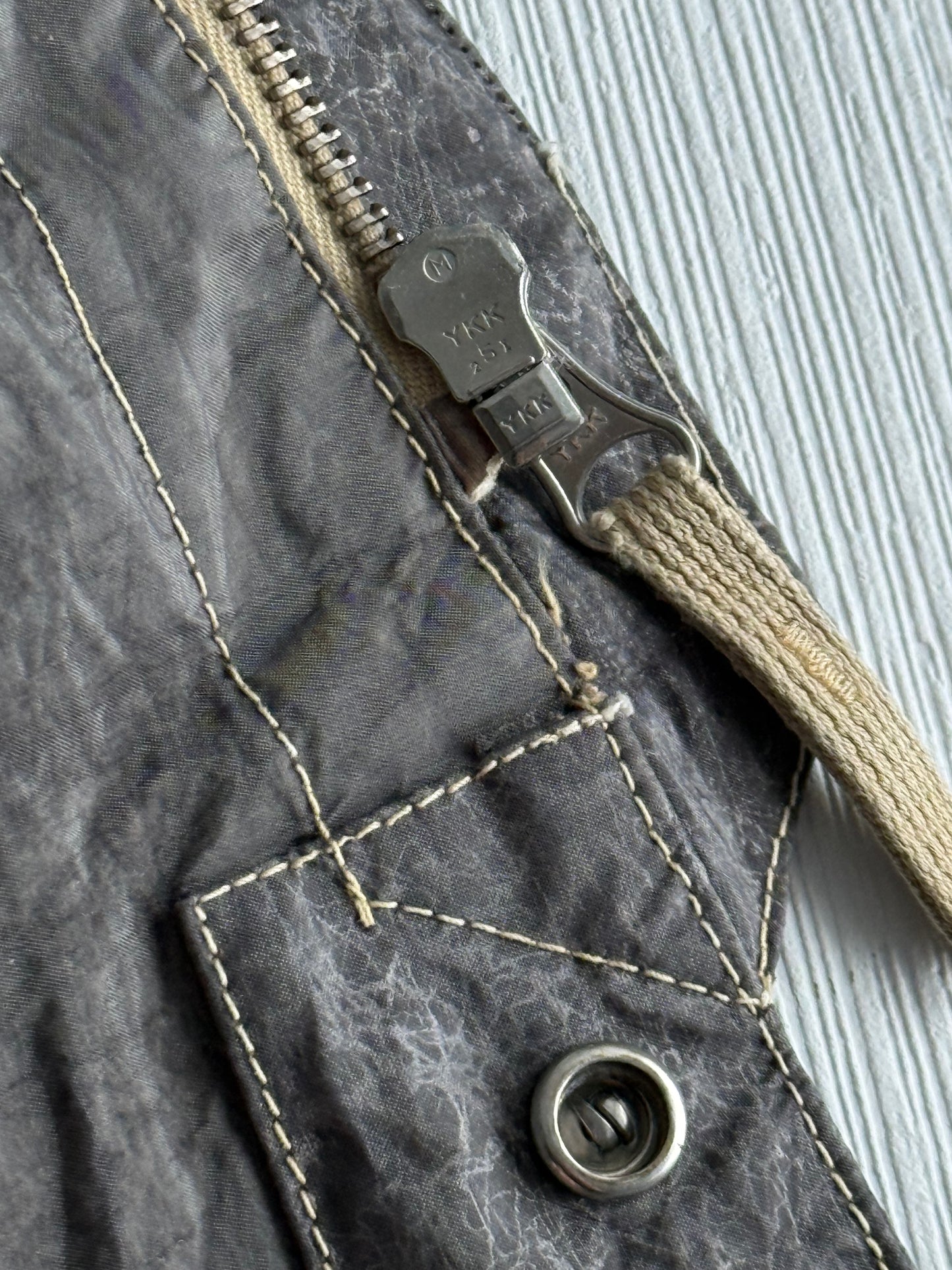 Stone Island SS02 Laminated Webbing “Paper” Jacket