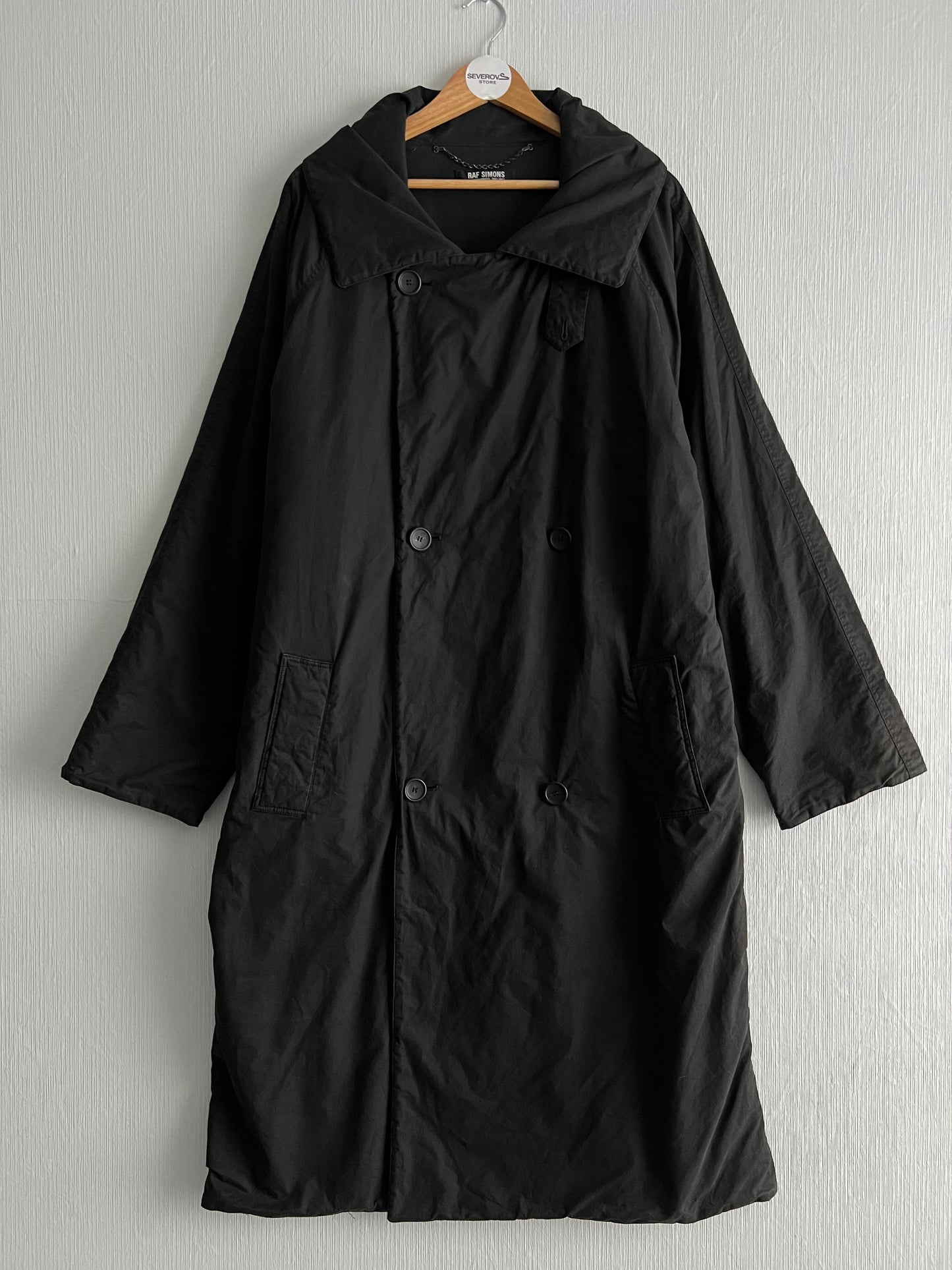 Raf Simons Oversized Trench — FW01 “Riot! Riot! Riot!” / AW02 “Virginia Creeper”