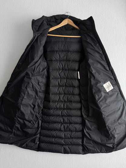 Moncler Imin Hooded Belted Long Down Coat
