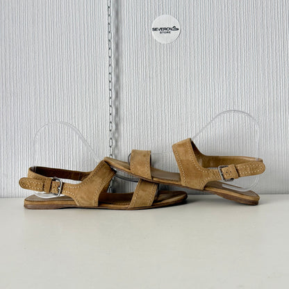Loro Piana Suede Slingback Sandals
