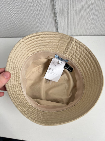 Prada Beige Nylon Bucket Hat