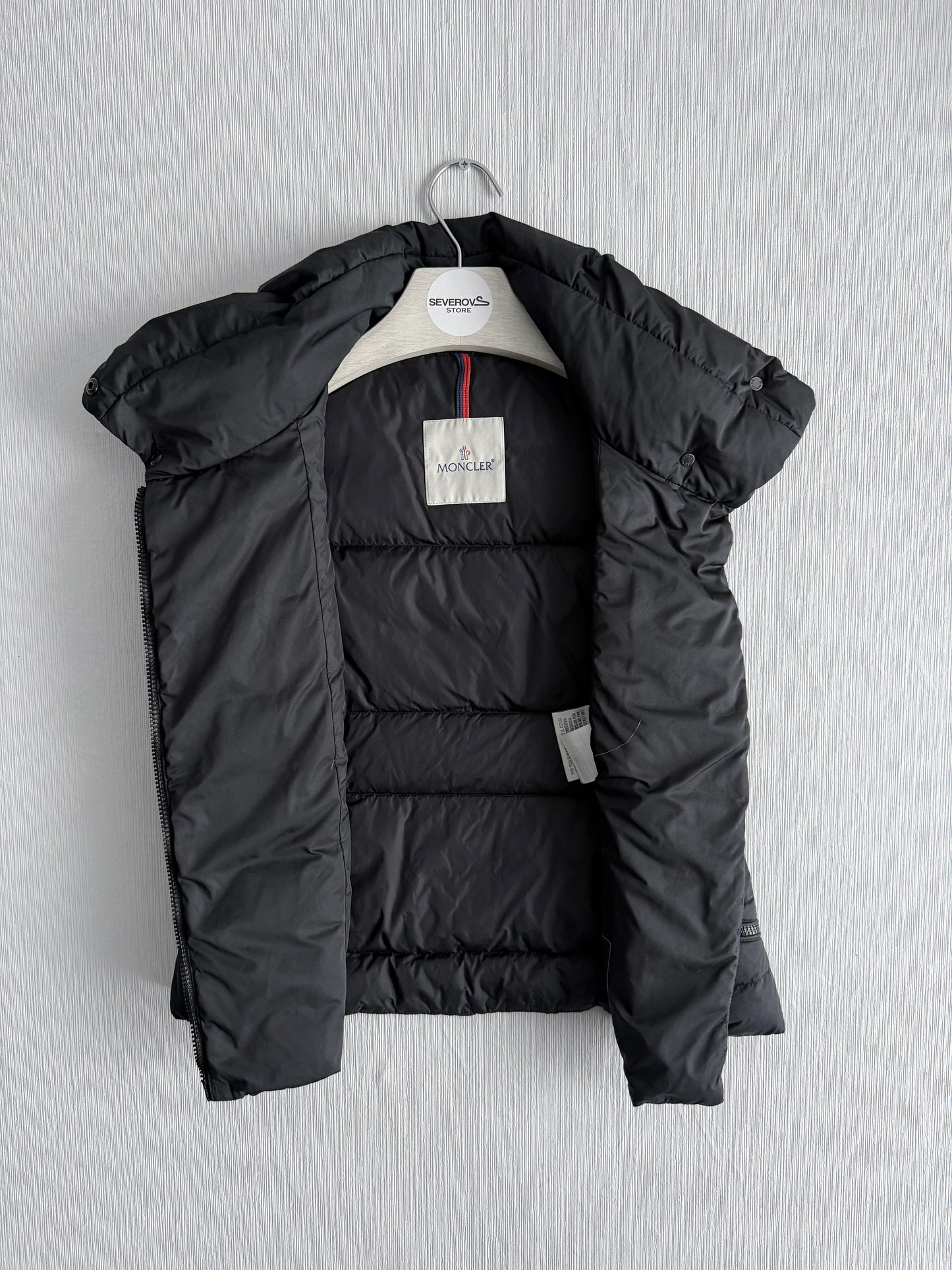 Moncler Black Down Labas Vest
