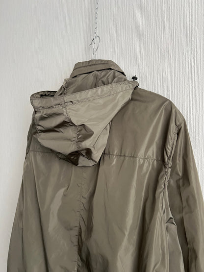 Prada Sport Luna Rossa Khaki Nylon Black Tab Jacket