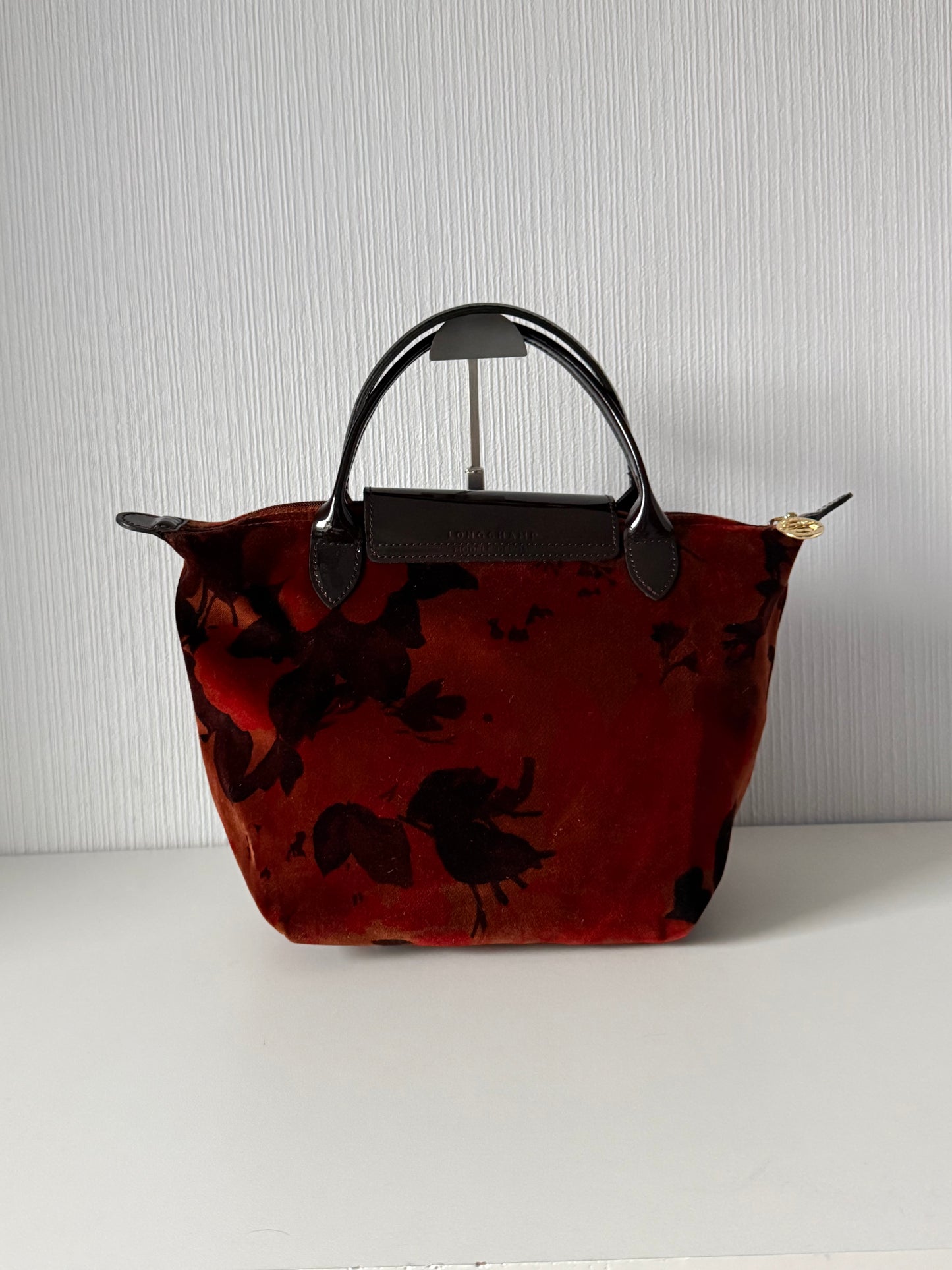Longchamp Velvet Le Pliage Tote size S