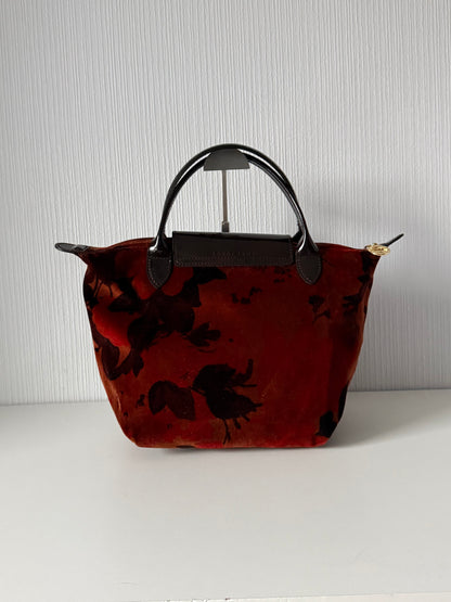 Longchamp Velvet Le Pliage Tote size S