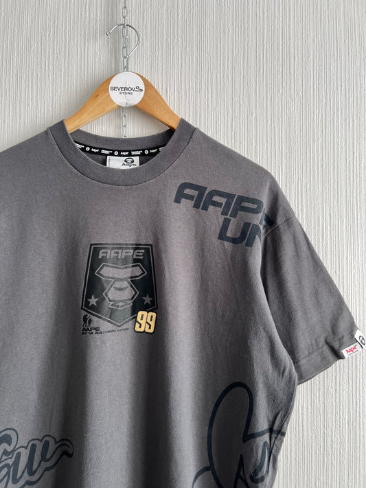 Aape by A Bathing Ape Racing Cotton T-Shirt
