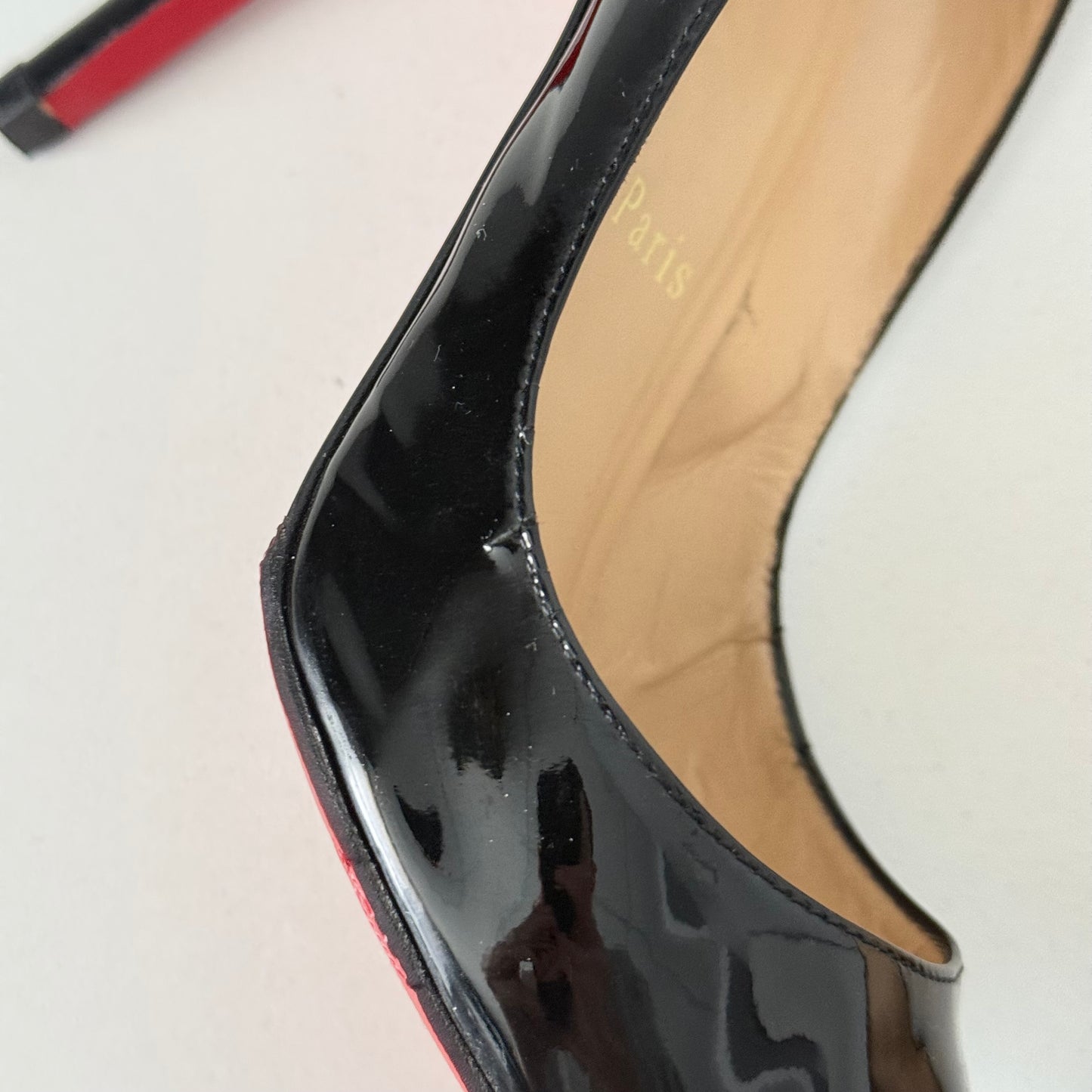 Christian Louboutin So Kate Patent Leather Pumps in black