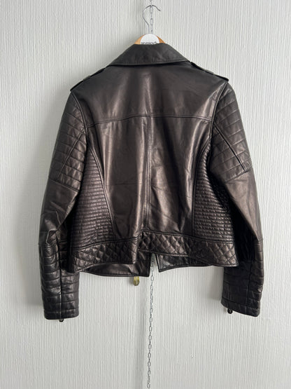 Philipp Plain Women’s Leather Biker Jacket