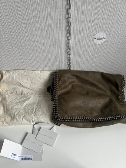 Stella McCartney Khaki Falabella Flap Bag