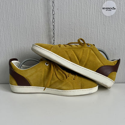 Louis Vuitton Fuselage Sneakers in Yellow Suede