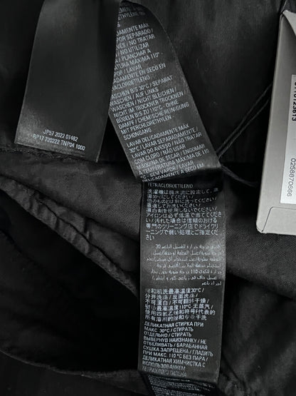 Balenciaga FW22 Black Ripstop Cargo Pants