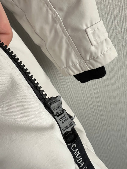 Canada Goose Ladies Kensington Parka Jacket in White