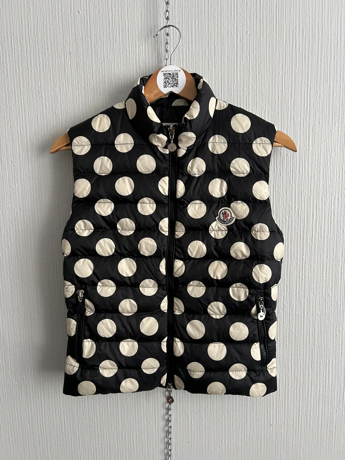Moncler Haruka Polkadot Gilet Women’s Vest — product photo