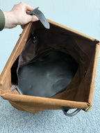 Longchamp Camel Suede Leather Bag