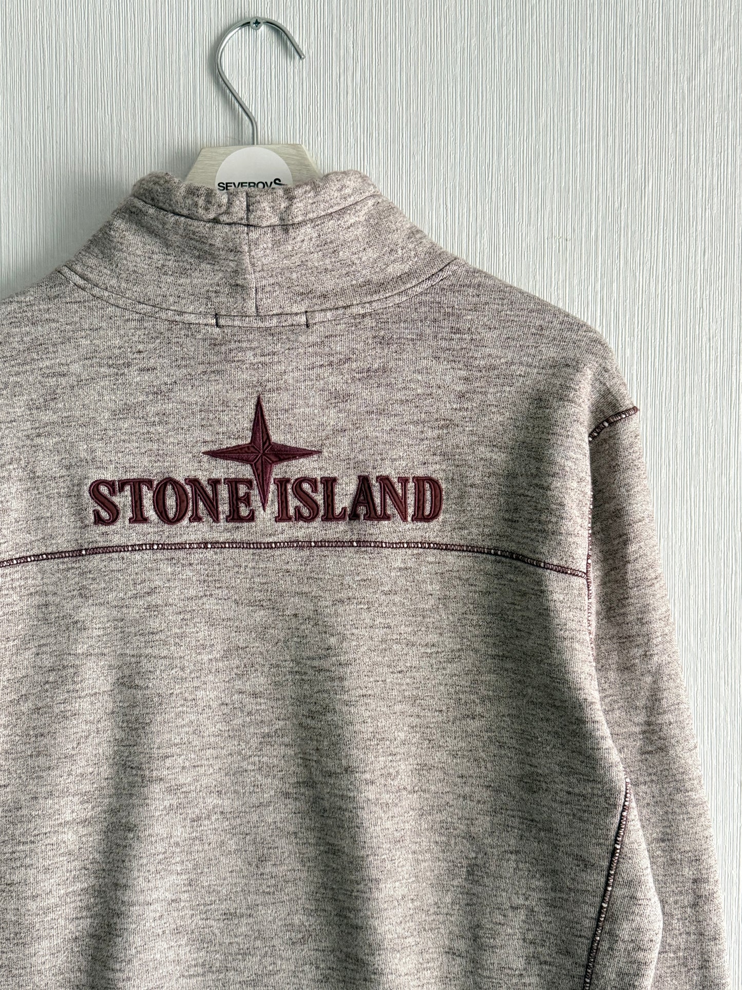 Stone Island Funnel Neck Drawstring Fleece Jumper