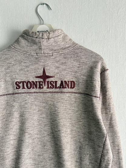 Stone Island Funnel Neck Drawstring Fleece Jumper