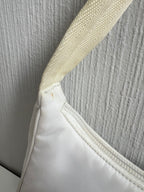 Prada Re-Edition 2000 White Shoulder Bag