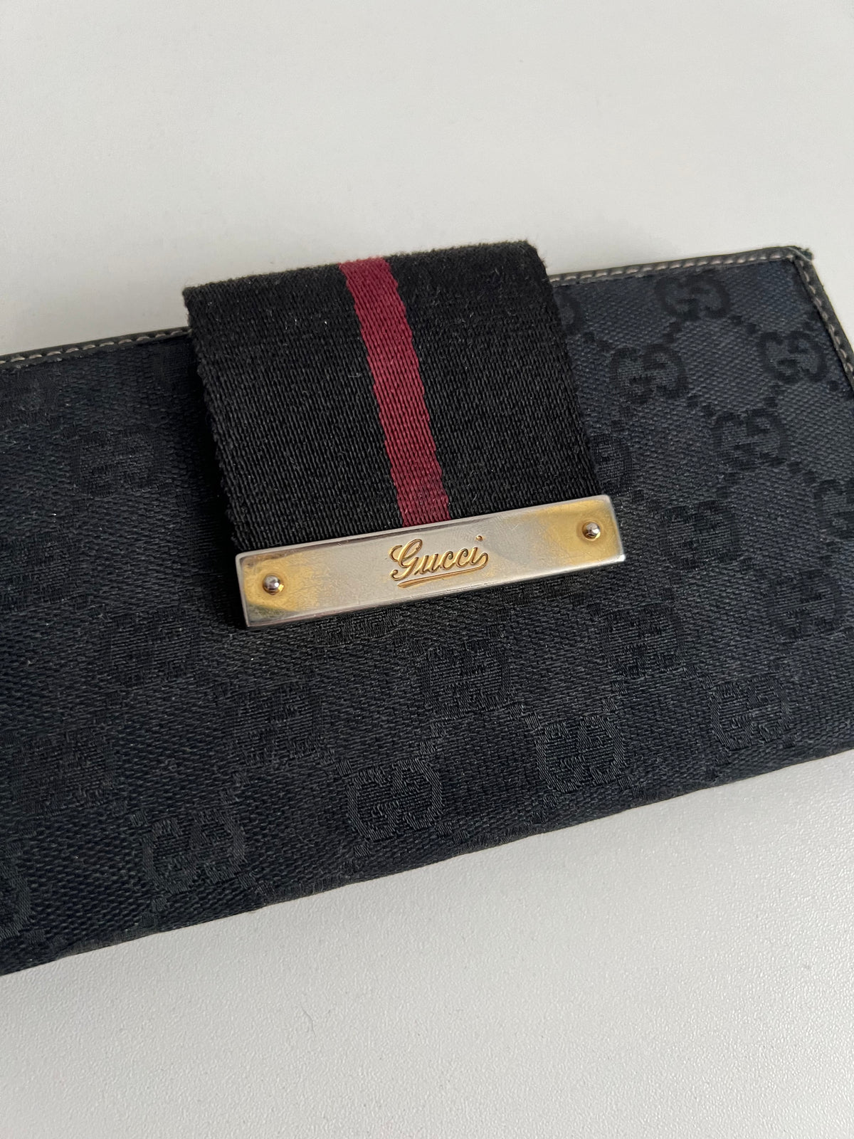 Gucci GG Monogram Calfskin Continental Wallet