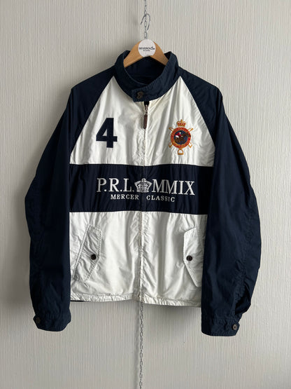 Polo Rarlph Lauren Navy Embroidery Cotton Reversible Jacket
