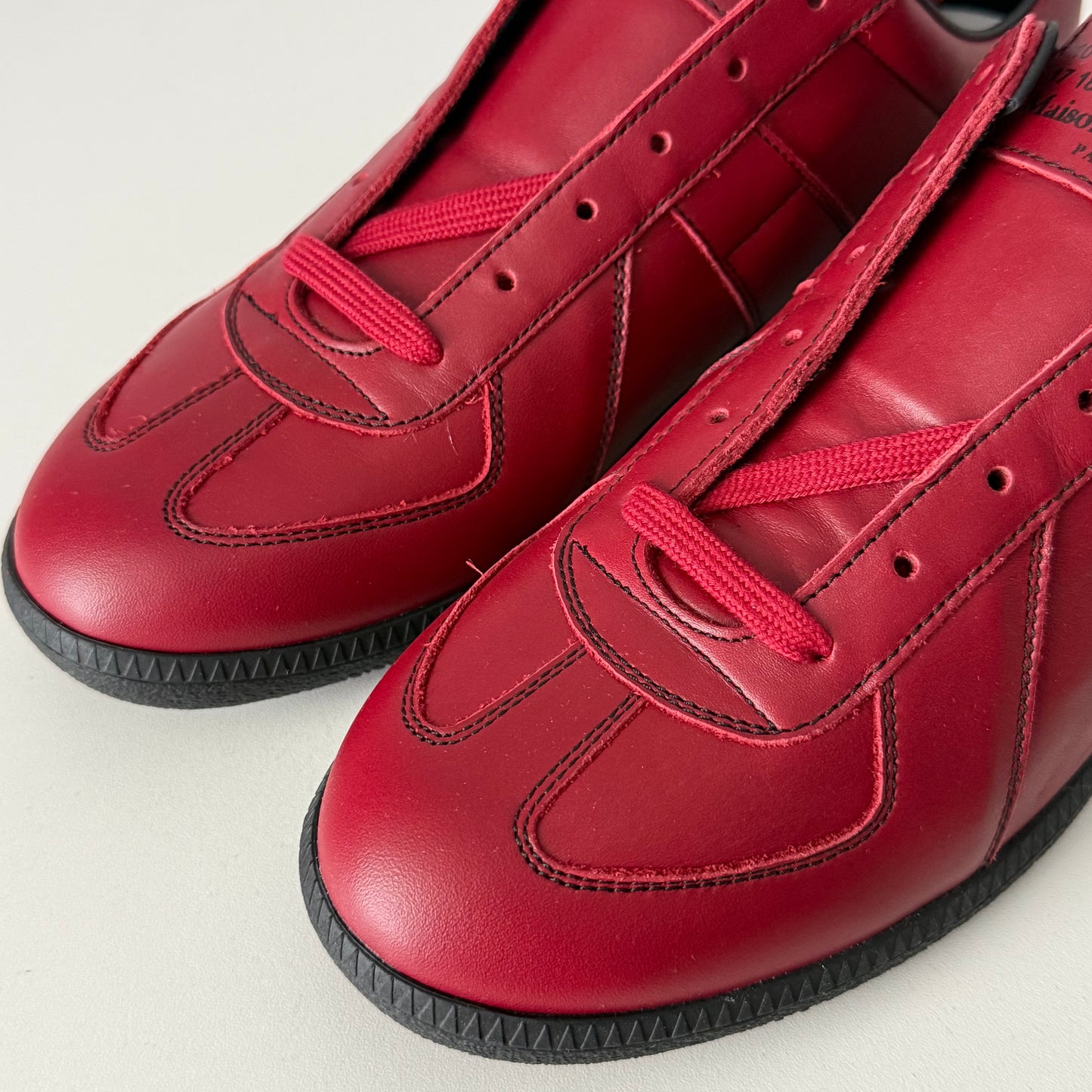 Maison Margiela Replica GATs Red Leather Sneaker