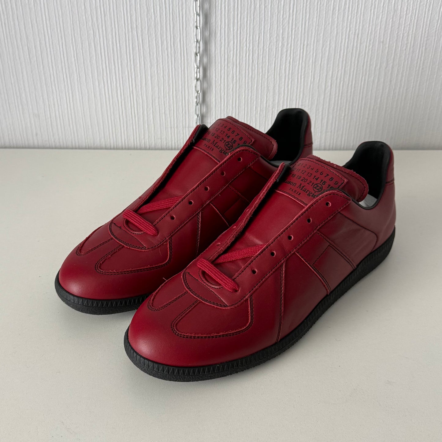 Maison Margiela Replica GATs Red Leather Sneaker