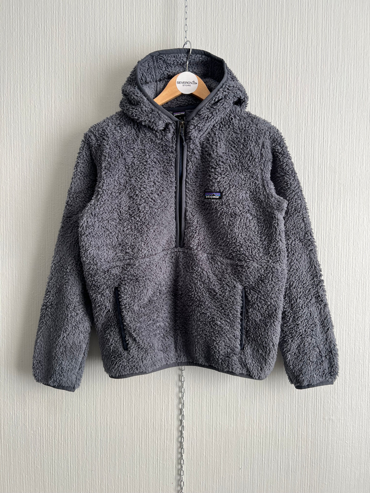 Patagonia Women’s Deep Pile Grey Fleece Jacket