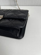 Christian Dior Black Cannage Quilted Miss Dior Clutch Bag