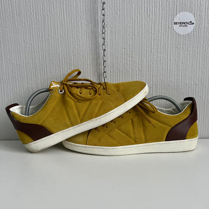 Louis Vuitton Fuselage Sneakers in Yellow Suede