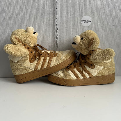 Adidas Jeremy Scott Brown Bear Sneakers Mens Shoes