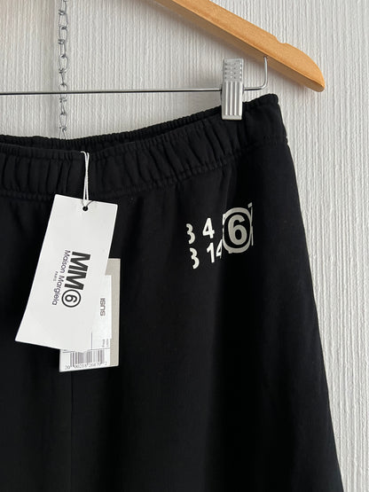 MM6 Maison Margiela Mens Baggy Black Sweatpants