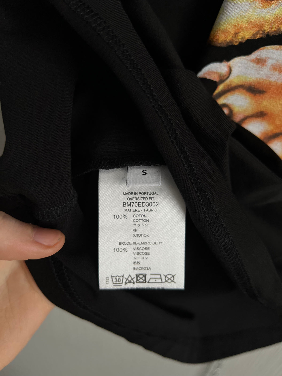 Givenchy Lion Graphic Black T-shirt