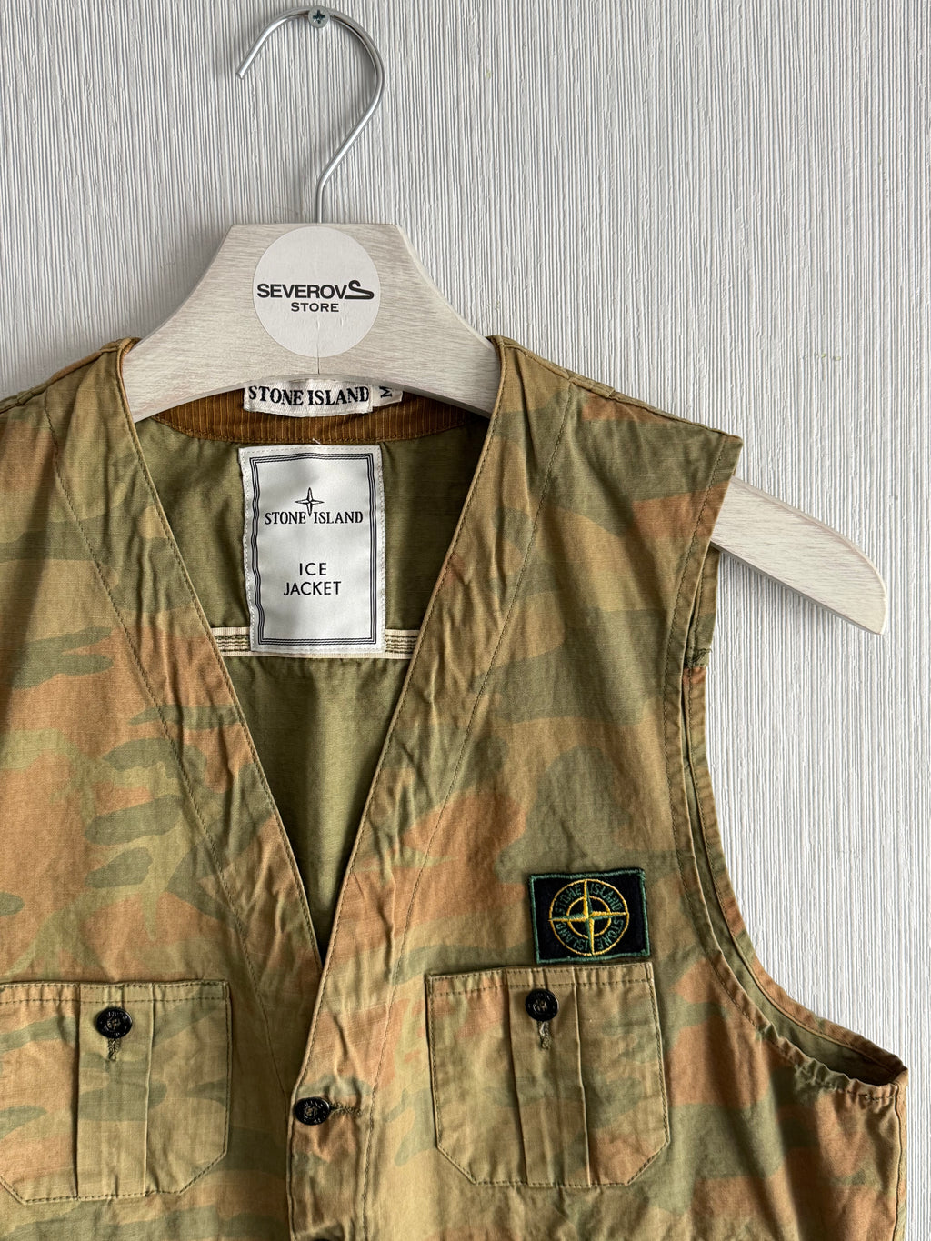 Stone Island 1990 Ice Jacket Camo Vest