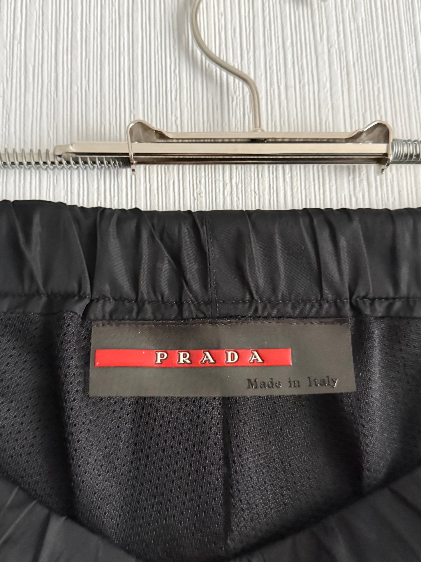 Prada Sport SS99 Red Tab Nylon Parachute Pants