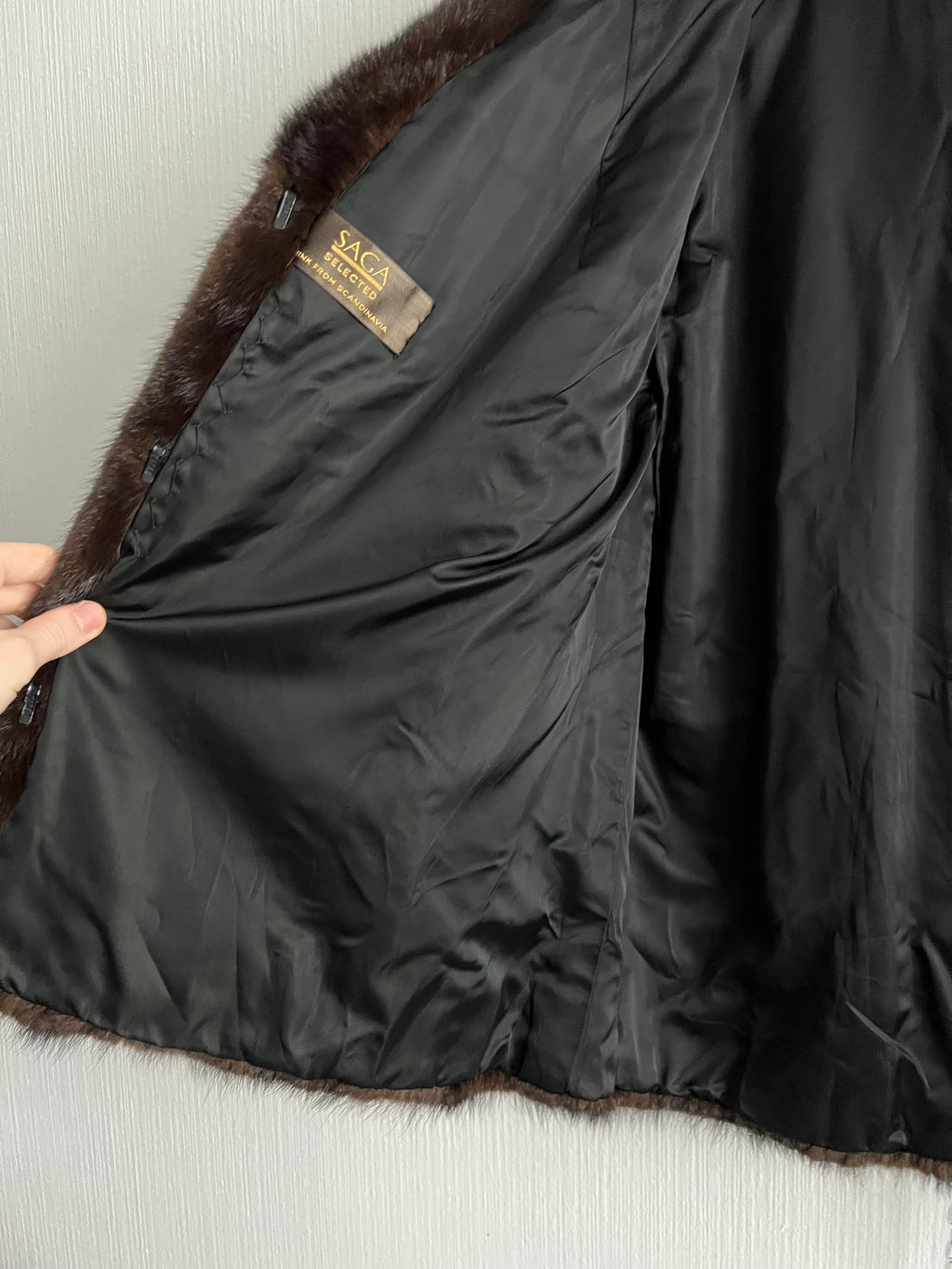 Saga Furs Mink Coat Auto Lady Short Jacket