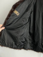 Saga Furs Mink Coat Auto Lady Short Jacket