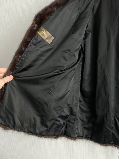 Saga Furs Mink Coat Auto Lady Short Jacket