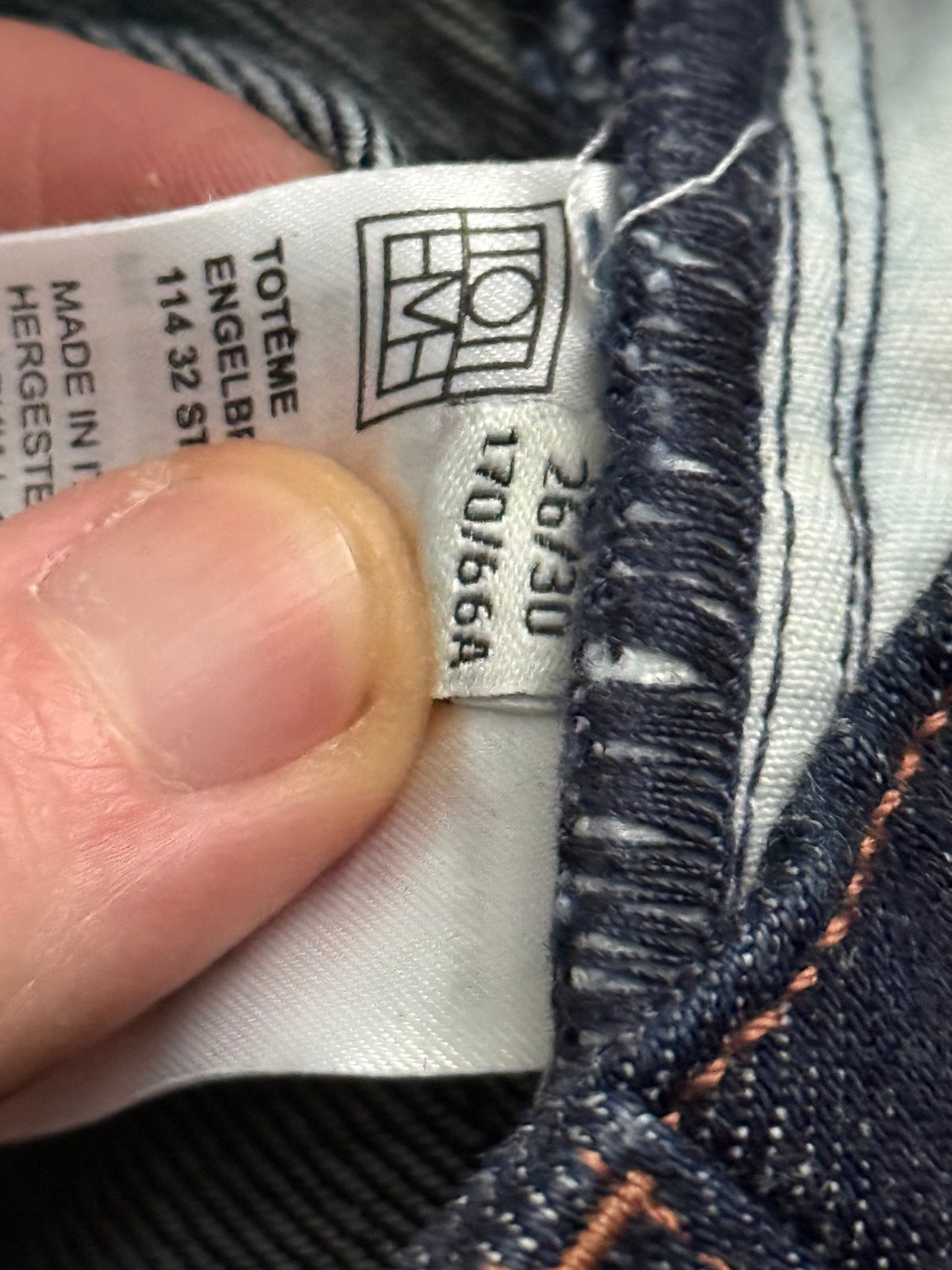 Toteme Barrel-leg Raw Denim Jeans