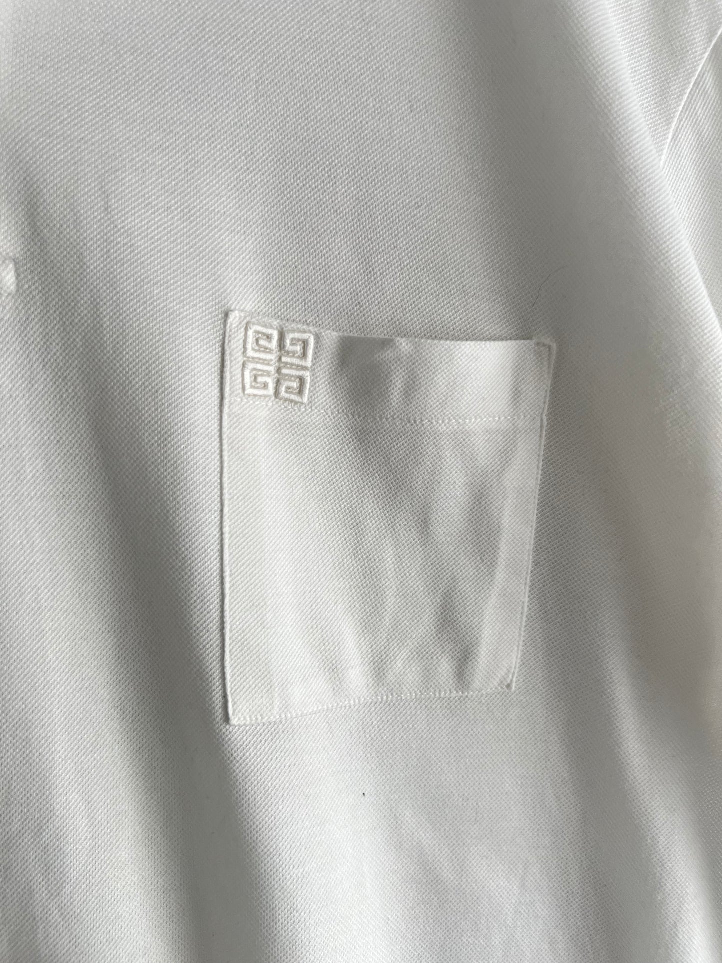 Givenchy White Cotton Polo T-shirt