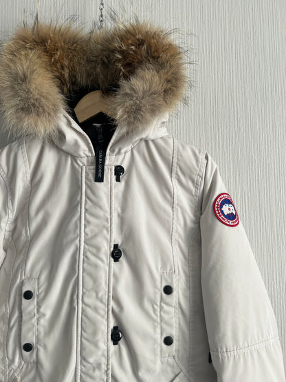 Canada Goose Ladies Kensington Parka Jacket in White