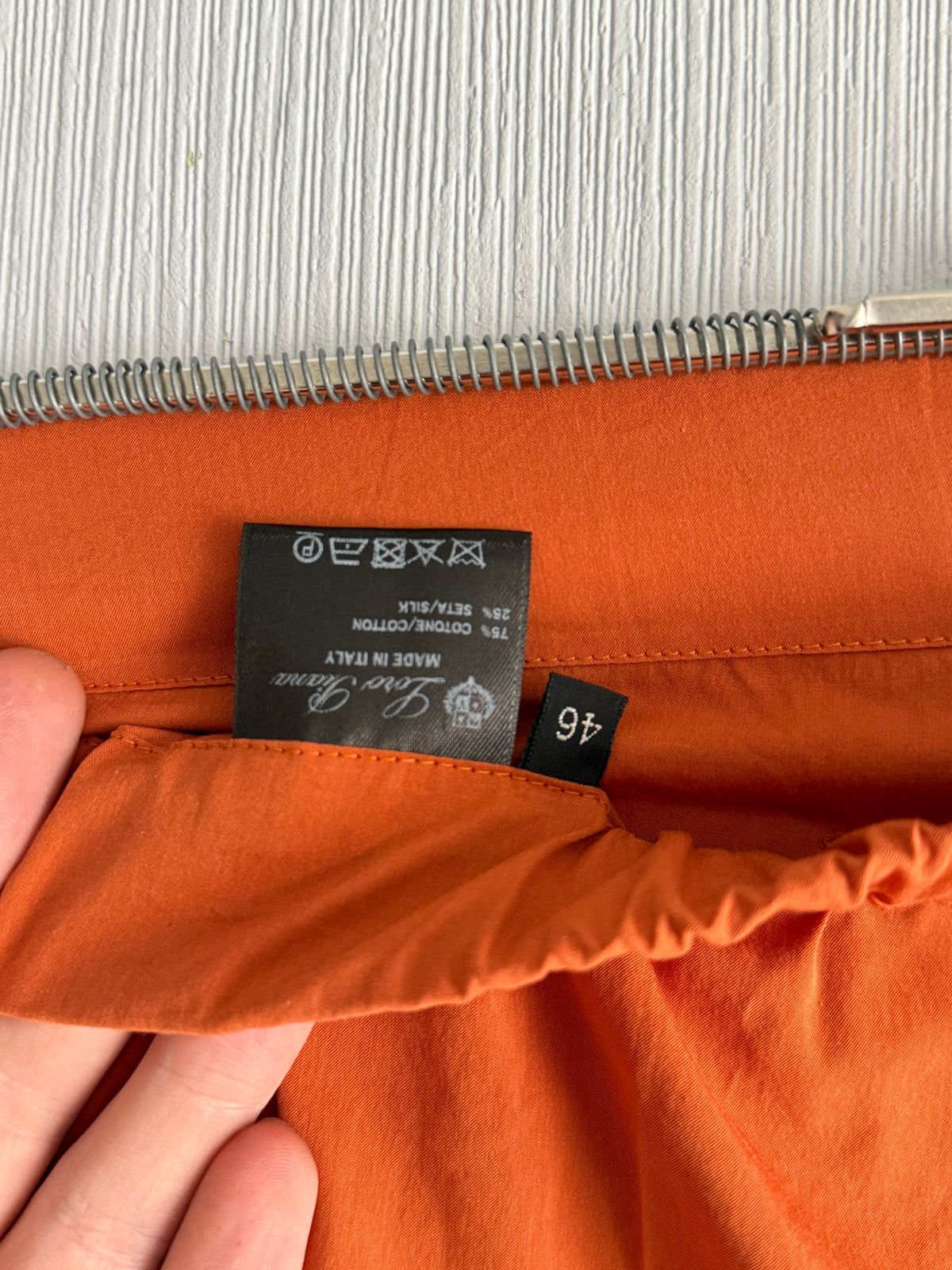 Loro Piana Cotton Silk Blend Trousers