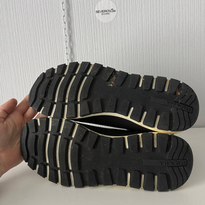 Prada Black Knit Fabric Runner Sneakers