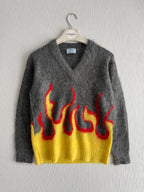 Prada FW18 Flame Mohair Sweater