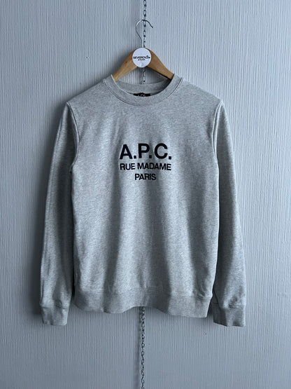 APC Grey Cotton Sweatshirt