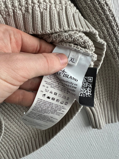 Stone Island Shadow Project SS20 Green Gradient Crewneck Knit Sweater