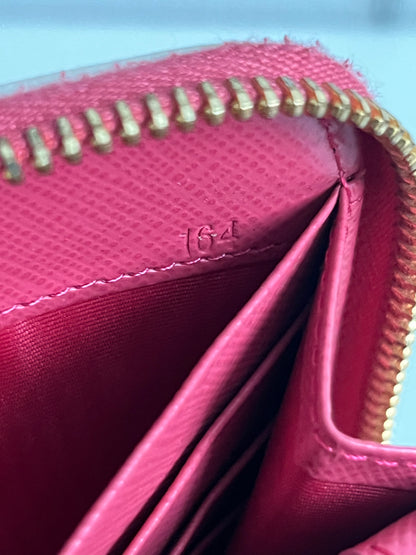 Prada Saffiano Leather Perforated Large Wallet